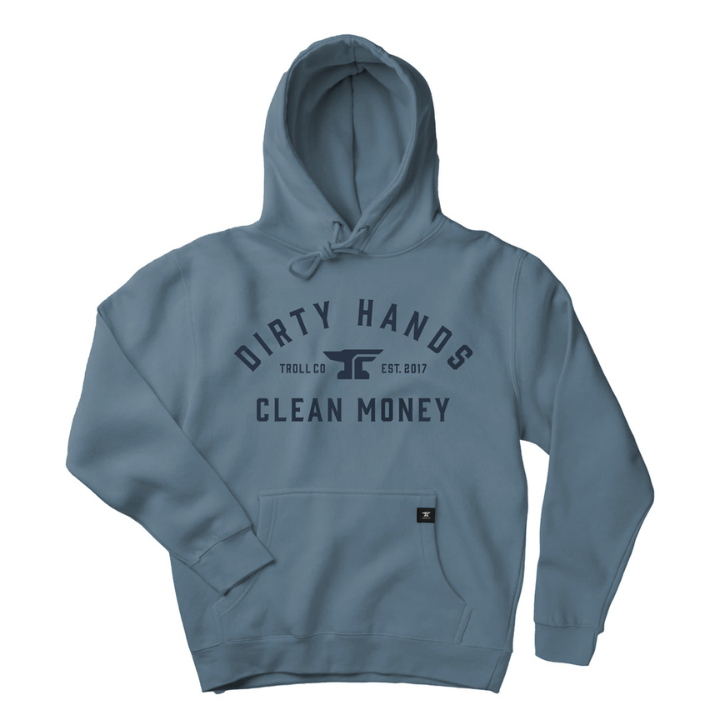 GIRLS HOODY DHCM CLASSIC - BLU